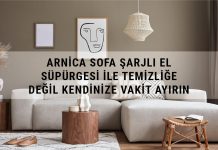 Arnica Sofa Şarjlı El Süpürgesi ile Temizliğe Değil Kendinize Vakit Ayırın Arnica Sofa Şarjlı El Süpürgesi İle Temizliğe Değil Kendinize Vakit Ayırın